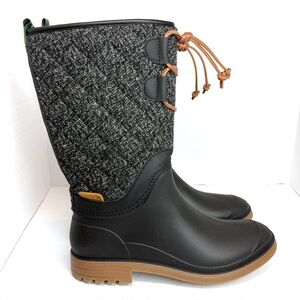 NWOT Kamik Abigail Waterproof Black and Brown Winter Boots Women’s Size 10